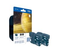 Brother LC-1100BK Black Ink Cartridge 2 stuks Inchiostro a LC1100BKBP2