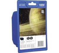Brother LC-1100BK Cartuccia, Nero Twin-Pack