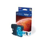 Brother LC-1100HYC Inkjet Cartridge, Cyan, Single Pack, High Yield, Includes 1 x
