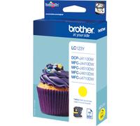 Brother LC123Y cartuccia d'inchiostro 1 pz Originale Giallo