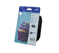 BROTHER LC 123 CARTUCCIA ORIGINALE BK C M Y MULTIPACK 2 3 4 pezzi