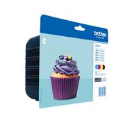 BROTHER LC 123 CARTUCCIA ORIGINALE BK C M Y MULTIPACK 2 3 4 pezzi