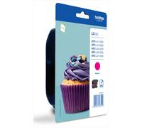 Brother LC123MBP cartuccia d'inchiostro 1 pz Originale Magenta