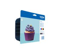 Brother LC-123VALBPDR cartuccia d'inchiostro 4 pz Originale Nero Ciano Magenta Giallo