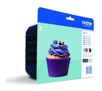 Brother LC-123VALBPDR Cartuccia D'Inchiostro Pacco Multiplo BK,C,M,Y , 600