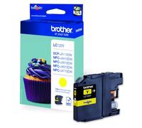 Brother LC-123Y Cartuccia D'Inchiostro Giallo, 600 Pagine Iso IEC 24711 5.9ml