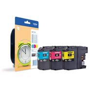Brother LC-125XL Cyan/Magenta/Yellow High Yield Inkjet Cartridges (Pack of 3)