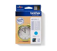 Brother LC125XLC Cartuccia InkJet Originale, Alta Capacità, fino a 1200 Pagine, per Stampanti DCPJ4110DW, MFCJ4410DW, MFCJ4510DW, MFCJ4610DW, MFCJ4710DW, MFCJ6520DW e MFCJ6920DW, Colore Ciano