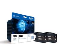 Brother LC-1280XLBK Inkjet Cartridge, Black, Twin Pack, Super High Yield, Includ