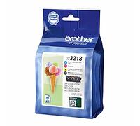 Originale Brother DCP-J 770 Series Cartuccia stampante (LC-3213 VAL) multicolor Multipack (4 pz.), 400 pagine, 11.8 cent per pagina