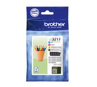 BROTHER LC-3217 CARTUCCIA ORIGINALE BK C M Y SINGOLE / MULTIPACK 4 PEZZI