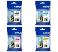 BROTHER LC-421XL CARTUCCIA ORIGINALE BK C M Y 500 pagine