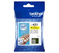 Brother LC-421Y Cartuccia d'inchiostro giallo Originale LC421Y
