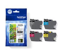 BROTHER LC-422XL CARTUCCIA ORIGINALE BK C M Y 3000/1500 pagine Kit 4 Pezzi