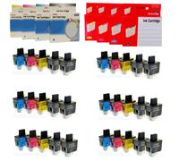 BROTHER LC-900 KIT CARTUCCE COMPATIBILI NON ORIGINALI 4 10 20 30 BK C M Y