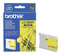 Brother LC1000Y Cartuccia Ink-Jet Originale, Capacità Standard, fino a 400 pagine, Colore Giallo