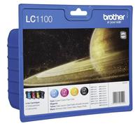 Brother LC1100VALBP Cartuccia LC-1100 Originale Imballo multiplo Nero, Ciano, M