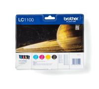 Brother LC1100VALBP cartuccia d'inchiostro 4 pz Originale Nero, Ciano, Magenta, Giallo