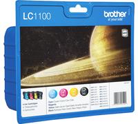 Brother LC1100VALBP cartuccia d'inchiostro 4 pz Originale Nero, Ciano, Magenta, Giallo