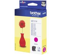 Brother LC121M Cartuccia InkJet Originale Capacità Standard, fino a 300 Pagine, per Stampanti DCPJ132W, DCPJ152W, DCPJ552W, MFCJ245, MFCJ470DW, MFCJ650DW, Magenta