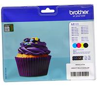 Brother LC-123VALBP cartuccia d'inchiostro 4 pz Originale Nero, Ciano, Magenta, Giallo