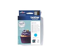 Brother LC123C Cartuccia InkJet Originale, Alta Capacità, fino a 600 Pagine, per Stampanti MFCJ470DW, MFCJ4410DW, MFCJ4510DW, MFCJ4610DW, MFCJ4710DW, MFCJ6520DW, MFCJ6720DW, MFCJ6920DW, Ciano