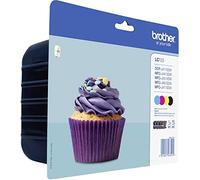 Brother LC123VALBPDR LC-123 Multipack Nero Ciano Magenta Giallo