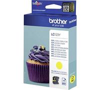 Brother LC123Y Cartuccia InkJet Originale, Alta Capacità, fino a 600 Pagine, per MFCJ470DW, MFCJ4410DW, MFCJ4510DW, MFCJ4610DW, MFCJ4710DW, MFCJ6520DW, MFCJ6720DW, MFCJ6920DW, Giallo