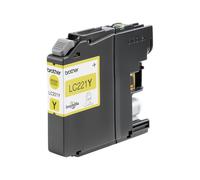 Brother LC221Y Giallo 1 pz 260 pagine Confezione singola Cartuccia di inchiostro