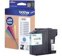Brother LC223C Cartuccia InkJet Originale Alta Capacità, fino a 550 Pagine, per Stampanti MFCJ4420DW, MFCJ4620DW, MFCJ5320DW, MFCJ5620DW, MFCJ5720DW, DCPJ562DW, MFCJ480DW, MFCJ680DW, Ciano