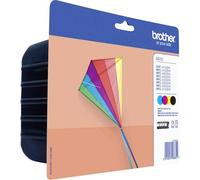 Brother LC223VALBP Cartucce InkJet Alta Capacità, fino a 550 Pagine, per Stampanti MFCJ4420DW, MFCJ4620DW, MFCJ5320DW, MFCJ5620DW, MFCJ5720DW, DCPJ562DW, MFCJ480DW, MFCJ680DW, Multicolore