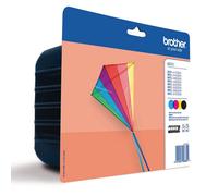 Brother LC-223VALBP cartuccia d'inchiostro 4 pz Originale Nero, Ciano, Magenta, Giallo