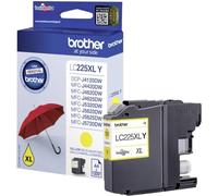 Brother LC225XLY Cartuccia InkJet Originale, Alta Capacità, fino a 1200 Pagine, per Stampanti MFCJ4420DW, MFCJ4620DW, MFCJ5320DW, MFCJ5620DW, MFCJ5720DW, Giallo
