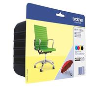 Brother LC229XLVALBP Cartucce InkJet Originali Alta Capacità, fino a 2400 Pagine Nero, fino a 1200 Pagine Colori, per Stampanti MFCJ5720DW, MFCJ5320DW, MFCJ5620DW, MultiPack, Nero/Ciano/Magenta/Giallo