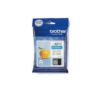 Brother LC3211C Cartuccia Ink-Jet Originale, Capacità Standard, fino a 200 Pagine, per Stampanti MFCJ491DW / MFCJ497DW / DCPJ572DW / MFCJ890DW, Colore Ciano