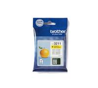 Brother LC3211Y Cartuccia Ink-Jet Originale, Capacità Standard, fino a 200 Pagine, per Stampanti MFCJ491DW / MFCJ497DW / DCPJ572DW / MFCJ890DW, Colore Giallo
