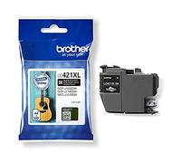 Brother LC421XLBK Cartuccia InkJet Originale, Alta Capacità, fino a 500 Pagine, per Stampanti DCPJ1050W / MFCJ1010DW, Nero