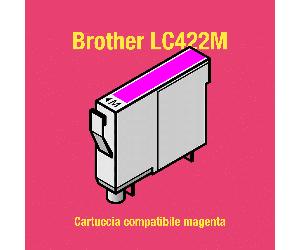 Brother LC422M Cartuccia compatibile magenta