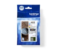Brother LC422VALDR cartuccia d'inchiostro 4 pz Originale Resa standard Nero, Ciano, Magenta, Giallo