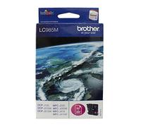 Brother LC985M Cartuccia InkJet Originale, Capacità Standard, fino a 260 Pagine, per Stampanti DCPJ140W / DCPJ315W, Colore Magenta