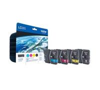 Brother LC985VALBPDR cartuccia d'inchiostro 4 pz Originale Nero, Ciano, Magenta, Giallo