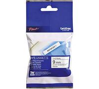 Brother M-K221,nastro non laminato 9mm P-touch 55/65/75/85/110/BB4, colore: Bianco/Nero
