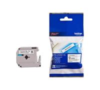 BROTHER M-K221BZ M-K221 9mm 8m NASTRO ORIGINALE nero su bianco non lam.