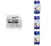 Brother MFC5955DW Stampante multifunzione inkjet a colori A3 Kit cartucce originali colori LC427BK fino a 3.000 pag e LC427C/M/Y da 1.500 pag cad