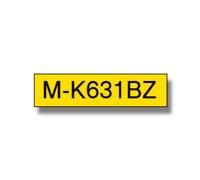 Brother MK-631BZ DirectLabel Nero Su Giallo 12Mm X 8M Per P-Touch M 9-12Mm