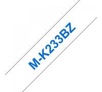 Nastro Brother MK233BZ blu-bianco - U00854 Nastro versione originale per stampa tecnologia TTR in Conf. 1 pz.