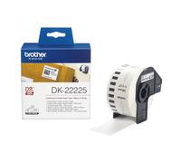 Brother dk-22225 nastro per etichettatrice nero su bianco