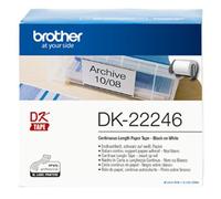 Brother Nastro DK22246 NAS ADES IN CARTA NERO SU BIANCO