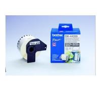 Brother Nastro DK44205 NASTRO ADES CARTA NERO/BIANCO 62MM