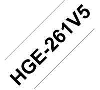 Brother Nastro HGE261V5 NASTRO HG DA 36MM NERO BIANCO 5PZ